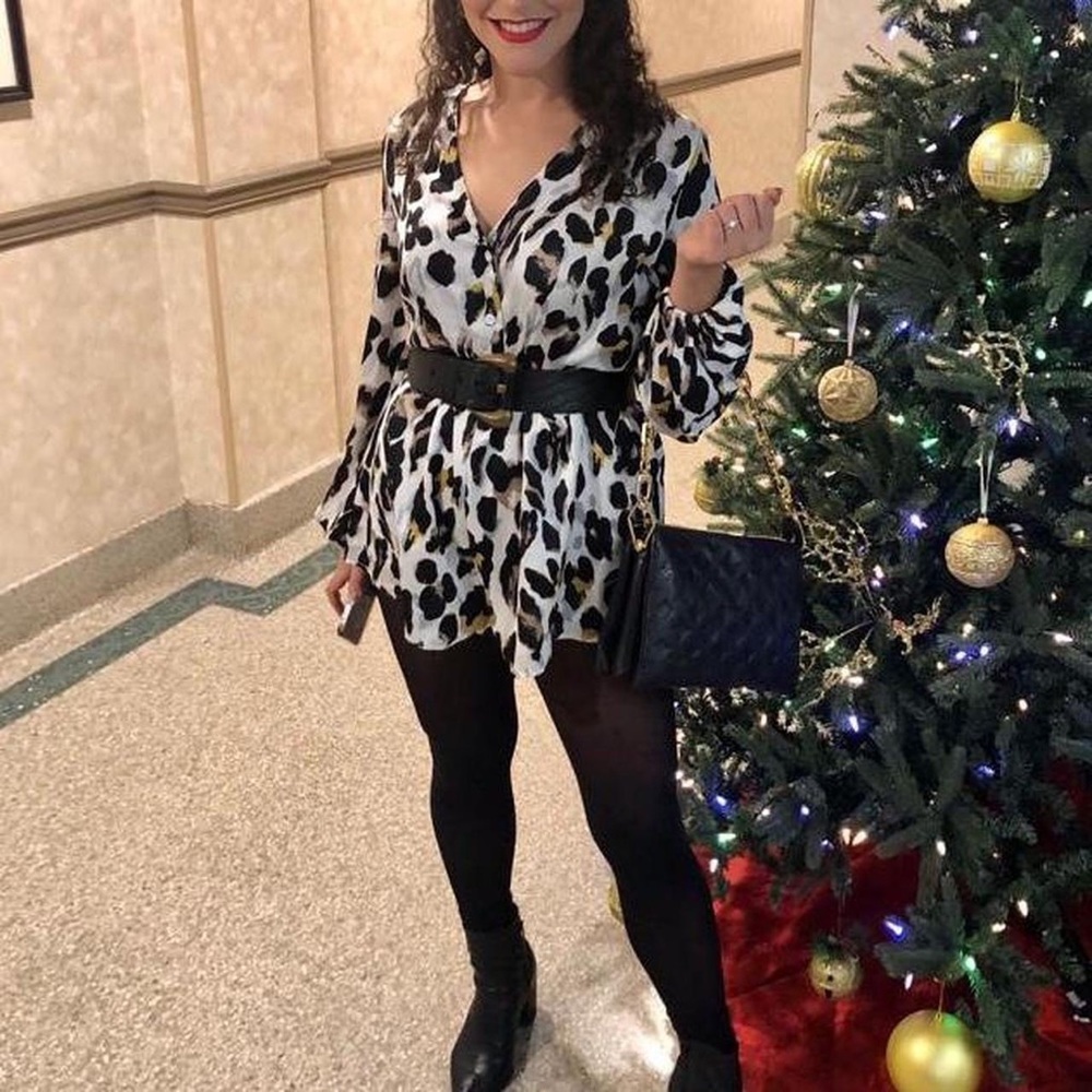 Animal print Romper